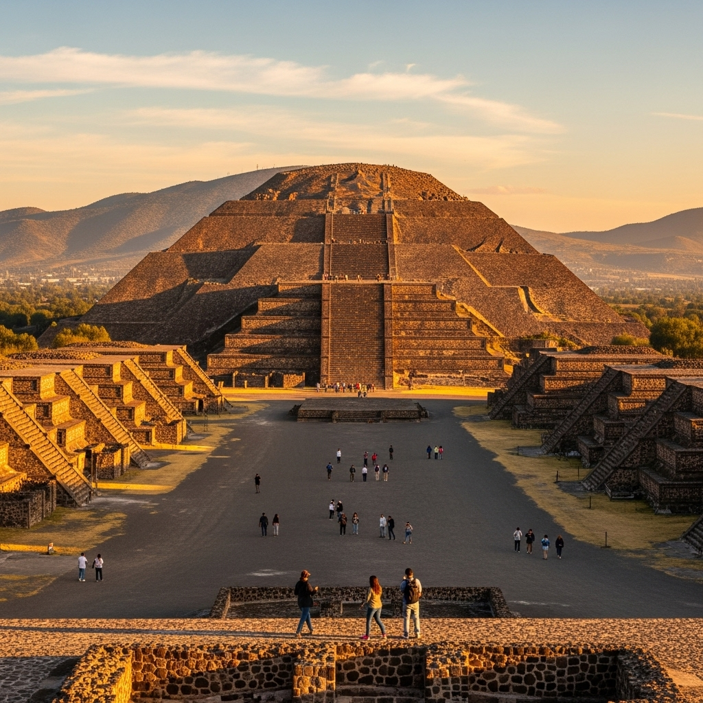 Imagen de destino de viaje de la Pirámide de la Luna en Teotihuacan