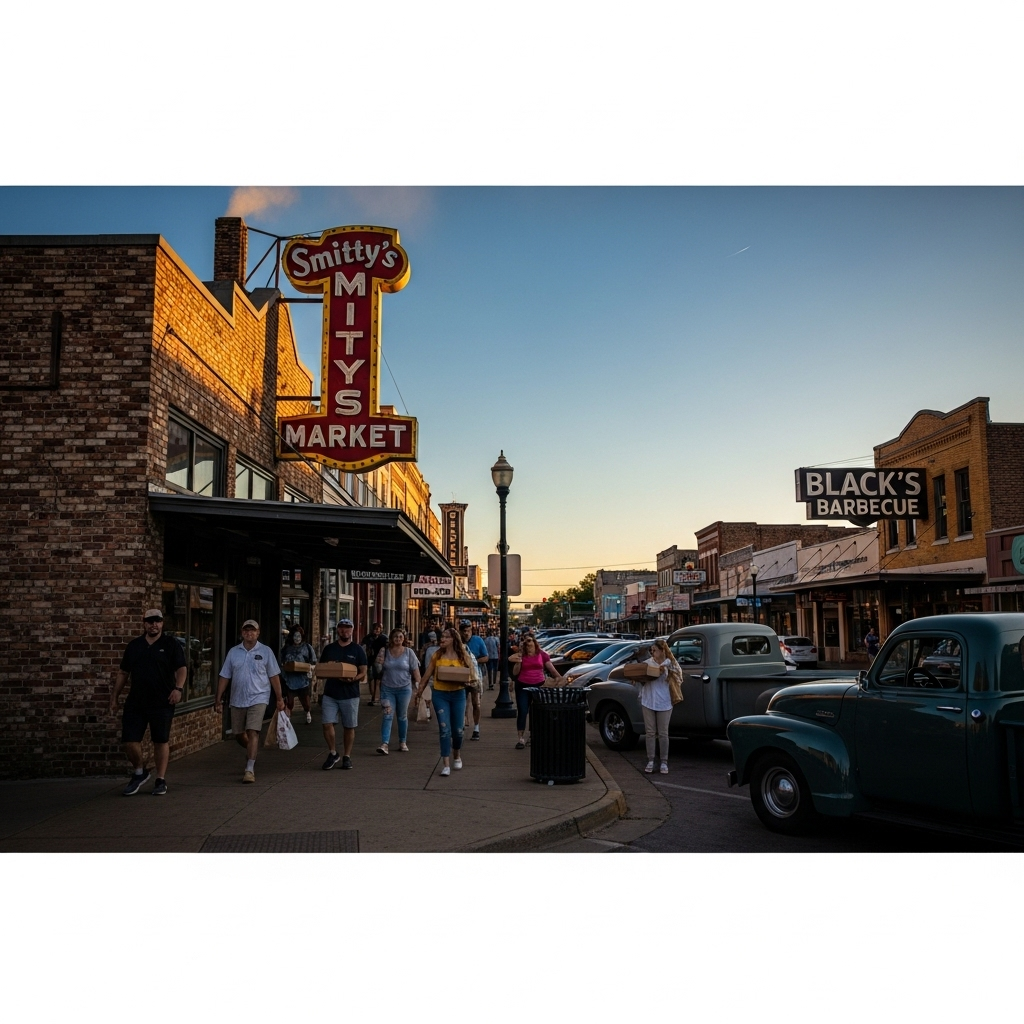A delicious tray of Texas BBQ served on butcher paper
