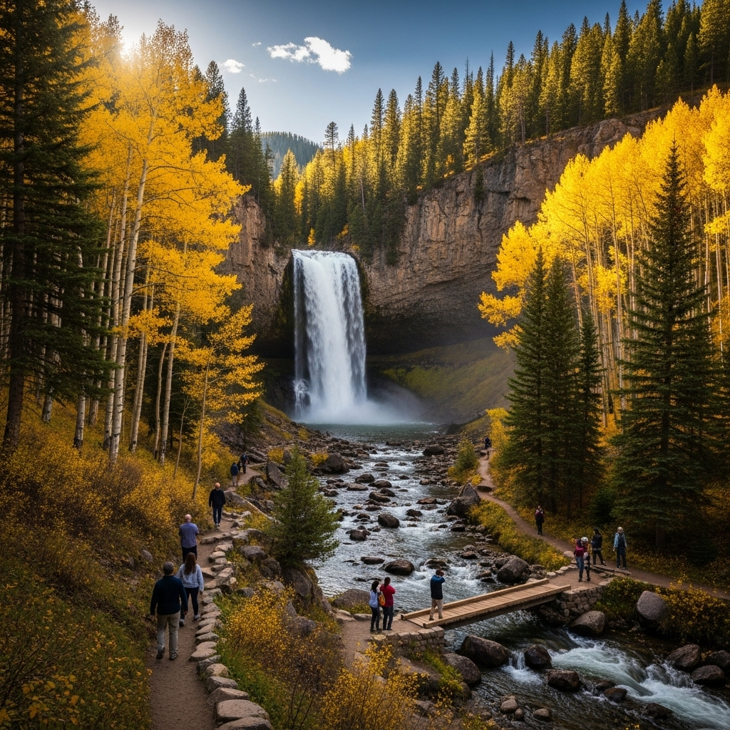 A scenic view of the Yampa Valley from the Steamboat gondola.